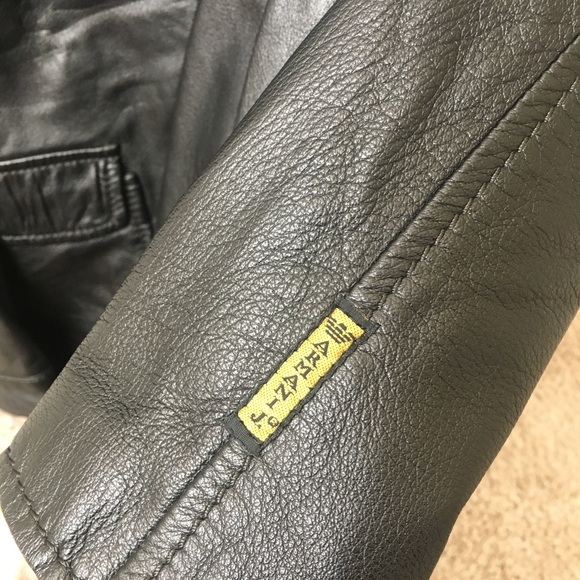 Armani Leather Jacker - Picture 3 of 7